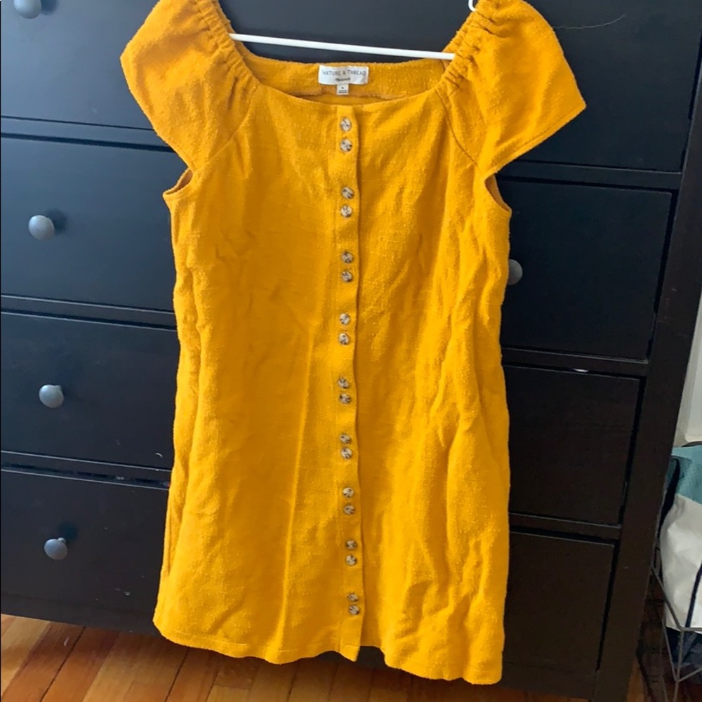 Madewell button up dress